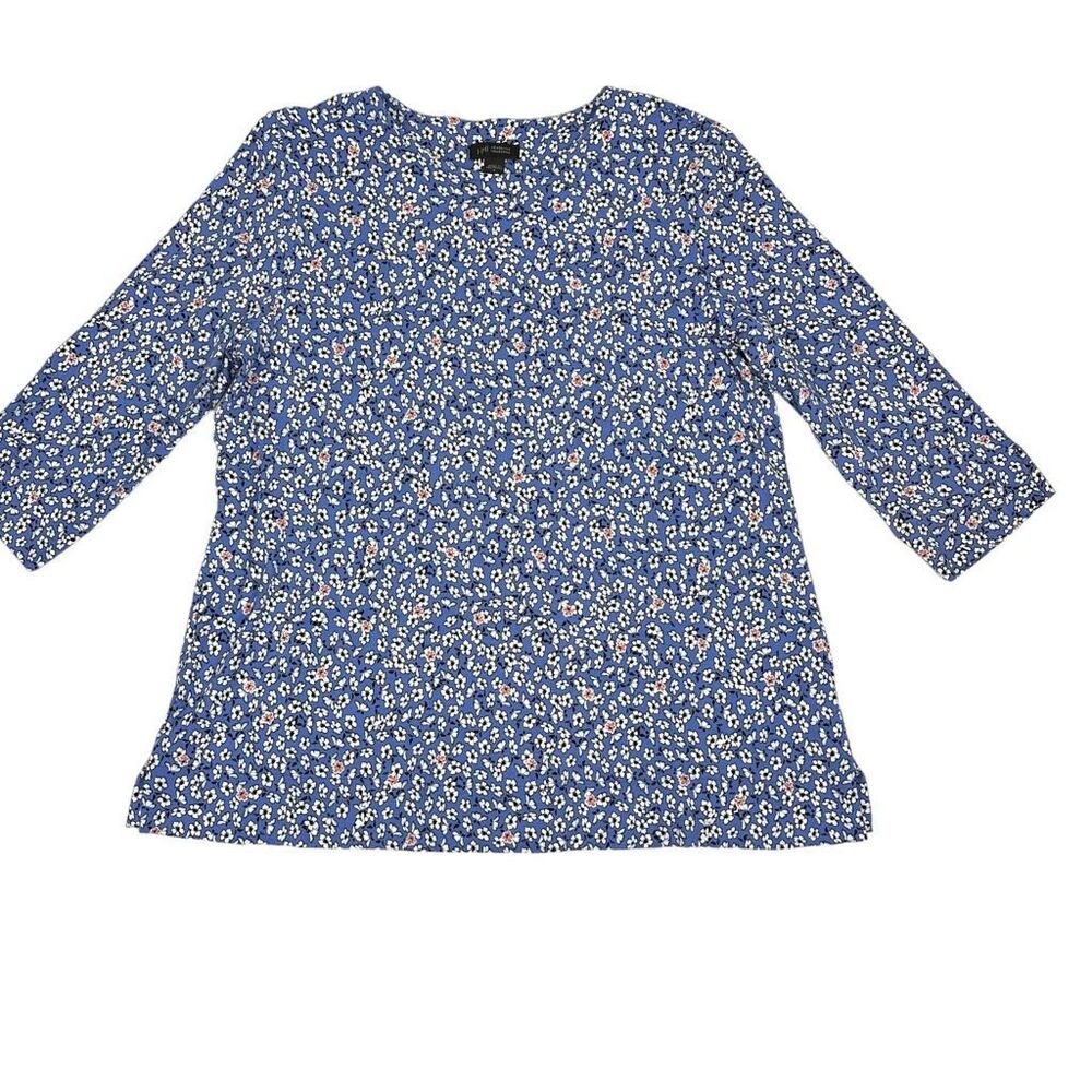 J. Jill Wherever Collection Knit Floral Top Size Small